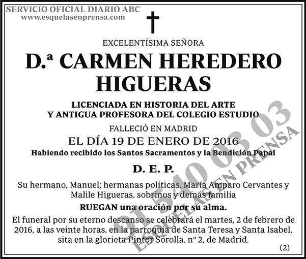 Carmen Heredero Higueras